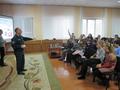 Встреча с инспектором МЧС