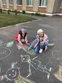 Конкурс рисунков на асфальте