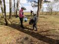 Акция по уборке леса 
