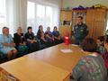 Встреча с инспекторами МЧС. Учебная эвакуация
