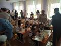 Вручение первоклассникам подарка Президента - книги 