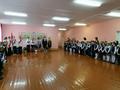 Торжественная линейка посвящённая окончанию 1 четверти для учащихся 1,2,4А,4В классов