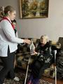 В рамках республиканской благотворительной акции «От всей души» учащиеся Козенской средней школы посетили узницу концлагеря Маслову Н.Ф.