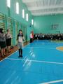 Торжественная линейка посвящённая началу II четверти