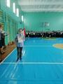 Торжественная линейка посвящённая началу II четверти