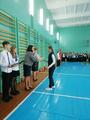 Торжественная линейка посвящённая началу II четверти