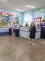 Учащиеся Козенской средней школы выступили с концертом на избирательном участке 57.
