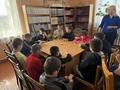 Посещение сельской библиотеки. Отряд «Витязи».
