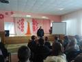 Встреча учащихся 9-11 классов в начальником ИДН Коваленко В.Н.