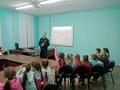 Встреча инспектора МЧС Лисименко А.В. с учащимися 1 и 9х классов 