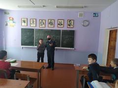 Встреча с инспектором МЧС